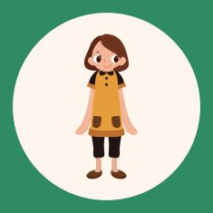 family girl character theme elements N16