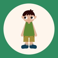 family boy character theme elements N12
