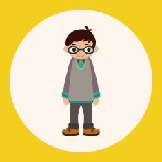 family boy character theme elements N13