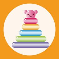 baby toy brick tower theme elements N3