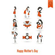 Happy Mothers Day Icons N235