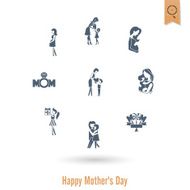 Happy Mothers Day Icons N236