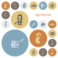 Happy Mothers Day Icons N239