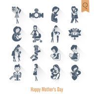 Happy Mothers Day Icons N240