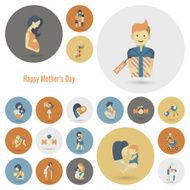Happy Mothers Day Icons N242