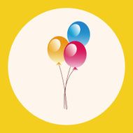 playground ballon theme elements vector eps
