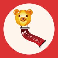 playground welcome ballon theme elements vector eps N2