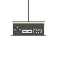 Gamepad vector flat Illustration