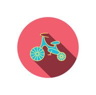 Bike icon Kids run-bike sign N6