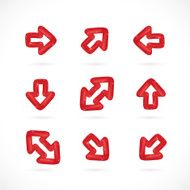 Balloon Arrow Icons N3