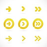 Balloon Arrow Icons N5