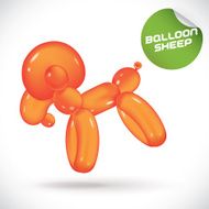 Balloon Sheep Illustration