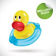 Balloon Duck Illustration N2