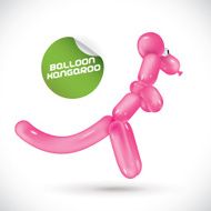 Balloon Kangaroo Illustration N2