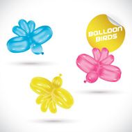 Balloon Bird Illustration