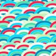 pattern with doodle circle