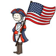 patriot boy in a 4th of July