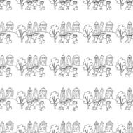 Seamless colorful vector pattern N146