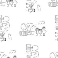 Seamless colorful vector pattern N162