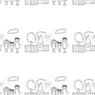 Seamless colorful vector pattern N164
