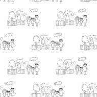 Seamless colorful vector pattern N165
