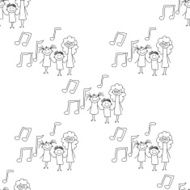 Seamless colorful vector pattern N175