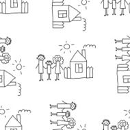 Seamless colorful vector pattern N184