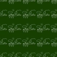 Blackboard School Seamless vector pattern N84