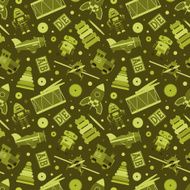 Toys seamless pattern