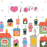 Card with house