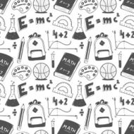 Back To School seamless pattern N5