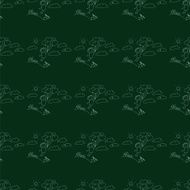 Vector seamless pattern Kids school and education N85