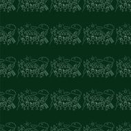 Vector seamless pattern Kids school and education N122