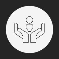 Donation line icon N2