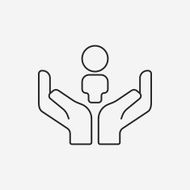 Donation line icon N3