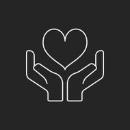 Donation line icon N5
