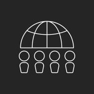 Donation line icon N9