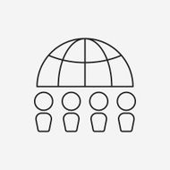Donation line icon N11