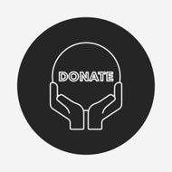 Donation line icon N12