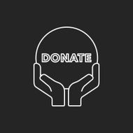 Donation line icon N13