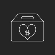 Donation line icon N21
