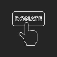 Donation line icon N25