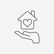 Donation line icon N31