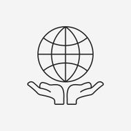 Donation line icon N39