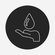 Donation line icon N47