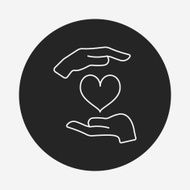 Donation line icon N55
