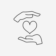 Donation line icon N58