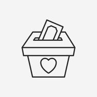 Donation line icon N72
