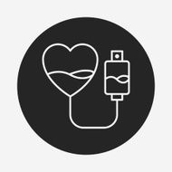 Donation line icon N73