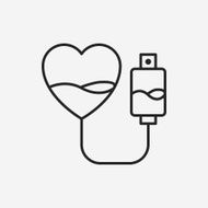 Donation line icon N76